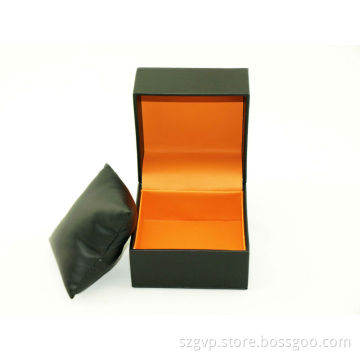 leather box hinge for mens watch package